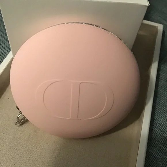 Dior Soft Pink Women's Make up Pouch.Brand New With box - Picture 2 of 7